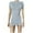 Gray, variant on Kaemgyyd Bodycon Dresses for Women Fashion Short Sleeve Mock Neck T Shirt Dress Plus Size Basic Ribbed Slim Mini Dress