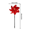 thumbnail image 3 of RuiJiao Rainbow Windmill Pinwheel Set for Teenagers Colorful Garden Wind Spinners Deterrent to Scare Birds Away from Yard Bird Devices, Thickened Orchard Farm Can Make Toy Windmills, 3 of 6