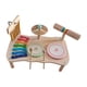 thumbnail image 2 of Batería infantil, instrumentos musicales, xilófono multifunción para habilidades motoras, juguete musical de madera para niños mayores de 3 años., 2 of 9