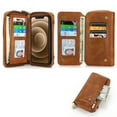 thumbnail image 2 of Wallet Case for iPhone 13 Pro Max, PU Leather Flip Folio Wallet Case with Card Slot Crossbody Strap Wristlet Strap Magnetic Cover for iPhone 13 Pro Max(6.7 Inch),Brown, 2 of 11