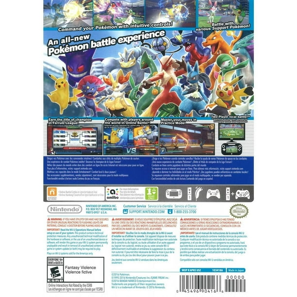 Incomodidad sal Estrella Nintendo Pokken Tournament (Nintendo Wii U) - Walmart.com
