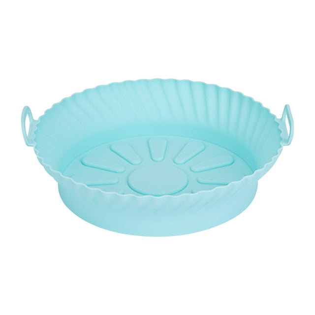 Boovnll Tapis de Cuisson en Silicone, Moule de Cuisson Réutilisable pour Friteuse à Air, Tapis pour Friteuse à Air Doublé 8,5 Pouces, Gadgets de Cuisine, Tapis de Cuisson, Tapis en Silicone pour Cuisson