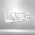 thumbnail image 4 of For The Love Of The Game Steel Sign Laser Cut Powder Coated Home & Office Metal Wall Decor Multiple Sizes & Colors, 4 of 5