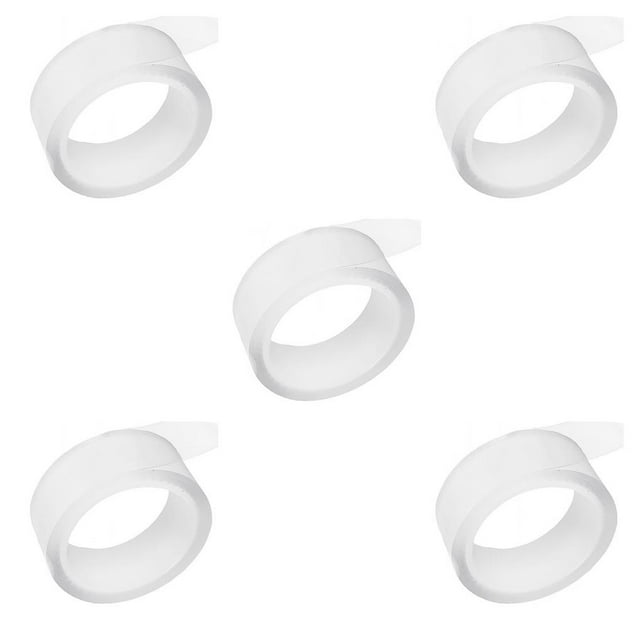 Scienceny Cinta adhesiva transparente para esquina del fregadero, herramienta de sellado autoadhesiva resistente al agua, para fregadero de Type5 NO5