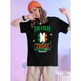 thumbnail image 1 of Women'S Irish Today Italian Tomorrow St. Patrick'S Day T-Shirt, Casual Crew Neck Short Sleeve Top, GCamisetas de verano para mujer, manga corta, cuello redondo, casual, lindo, con gráficos, camisetas, 1 of 6
