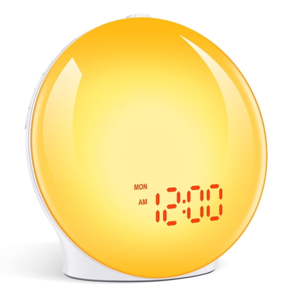 Sunrise Alarm Clock Wake Up Light with Multicolor Light,Sound Machine