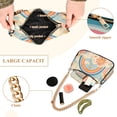 thumbnail image 2 of FORMRS Womens Shoulder Bag with Chain Strap Clutch Purse Cute Tote Handbag, Pink Retro Sun, 2 of 7