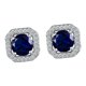thumbnail image 4 of Pendientes con diamantes de imitación, elegantes y únicos, pendientes para mujeres y niñas para oscuro Yuyangstore Aretes, 4 of 8