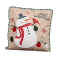 thumbnail image 4 of Funda de almohada navideña, funda de almohada decorativa para el hogar Muñeco de nieve, 4 of 9