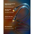 thumbnail image 3 of Cable HDMI Snowkids 8K 2.1 10,7 m 48 Gbps 3D HDR10 de alta velocidad, 3 of 9