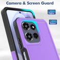 thumbnail image 4 of Funda para teléfono celular Yuanming Moto G Power 5G 2025 Military Purple, 4 of 8