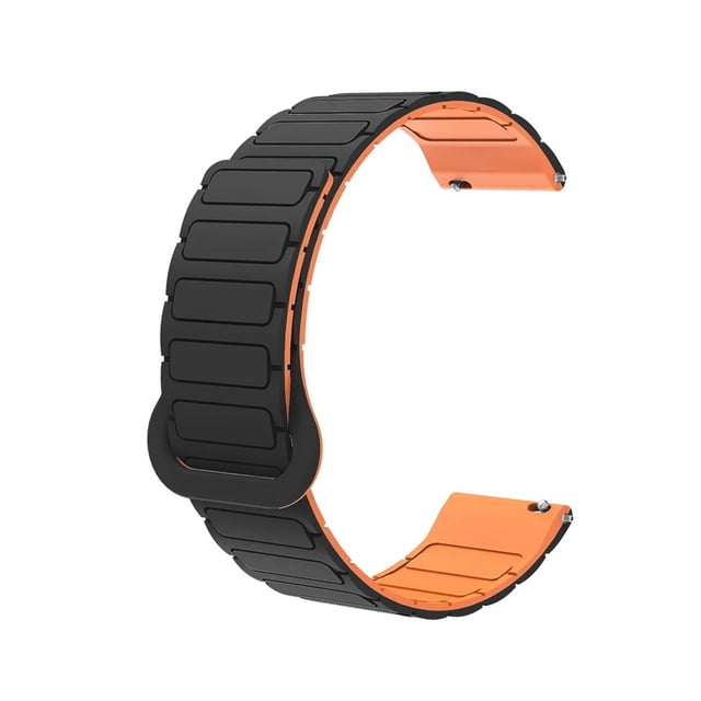 YJD Magnetic Loop Band Fit For FIBIT VERSA 3 2 1 Bracelet Armor Style Quick Release Waterproof Silicone Smart Watch Strap Accessories