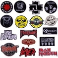 thumbnail image 2 of Colección de logotipo de banda de Rock Pop clásico, broche de Metal de dibujos animados, cuello, sombrero, Pin, decoración, insignia de solapa, amantes de la música, regalo para fanáticos, 2 of 4