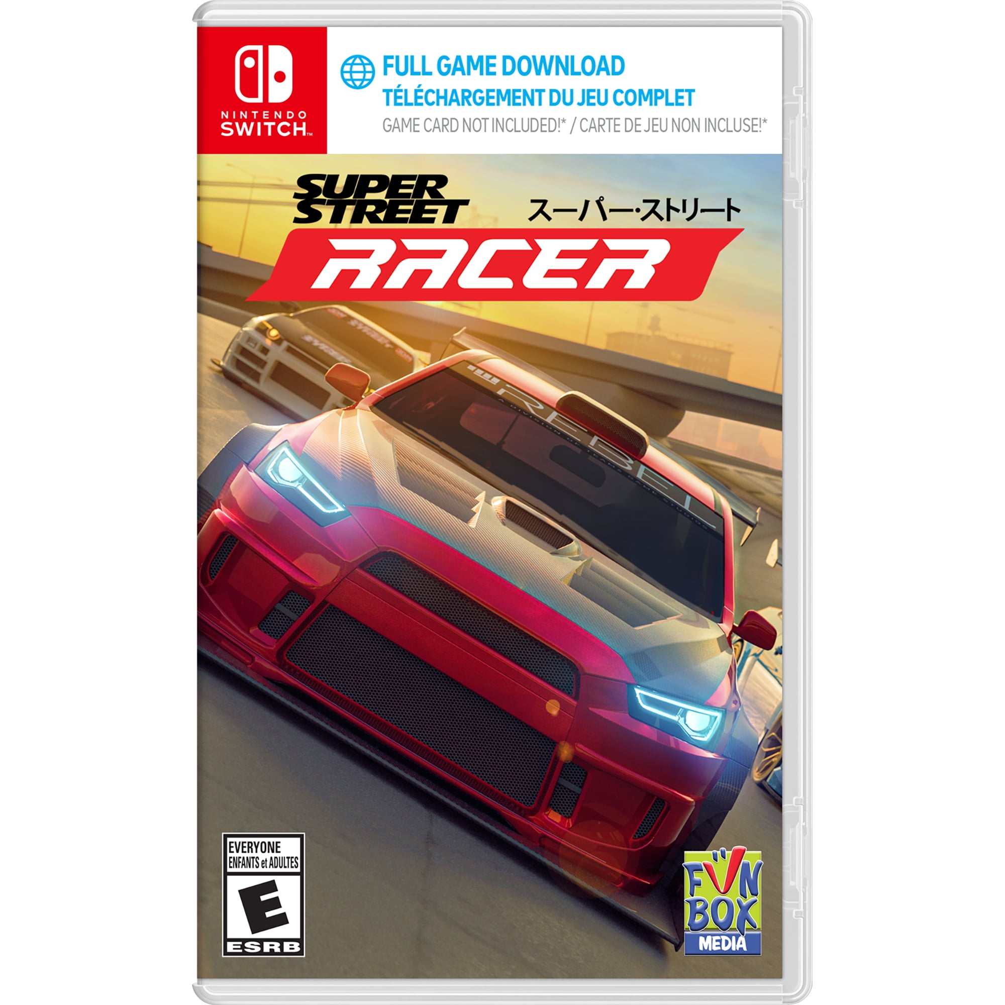Super Street Racer (Code in a Box), Nintendo Switch