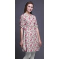thumbnail image 3 of Bimba Indian Short Kurtis For Women Printed Tunic Roll Up Sleeve Shirt, 3 of 6