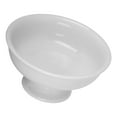 thumbnail image 2 of Cuenco decorativo de cerámica para postres con pedestal, cuenco de cerámica blanca con base, plato para postres, cuenco central para helados, aperitivos y frutos secos, 2 of 7