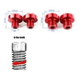 thumbnail image 3 of SPRING 1Pair Hole Plugs Screw Cap Motorcycle Rearview Mirror Holder Anti-rust Screw Mirror Hole Plug Multi-purpose Color Bolt 10mm Black, 3 of 9