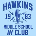 thumbnail image 2 of Netflix Men's Stranger Things Hawkins AV Club 1983 Graphic T-Shirt, 2 of 4