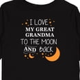 thumbnail image 4 of Inktastic I Love My Great Grandma to the Moon and Back Boys or Girls Long Sleeve Toddler T-Shirt, 4 of 5