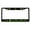 Black/Black/Lime Green, variant on Seahorse Tropical Waves of Fun Beach Style Metal License Plate Frame Personalized/Car Accessories Car Tag Holder Cover (Black/Black/Red)