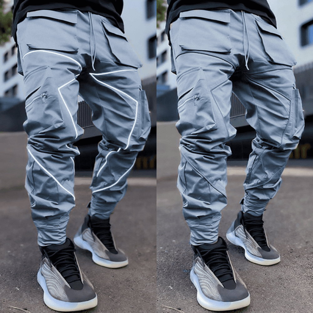 Plus Military Men Long Pants Loose Baggy Carpenter Overall 100% Cotton Trousers 