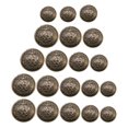 thumbnail image 4 of WORGEOUS 50pcs Botones de costura DIY Botones de latón vintage Botones de reemplazo de ropa, 4 of 9