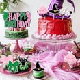 thumbnail image 3 of Witch and Princess Cake Topper 25Pcs Witch Princess Happy Birthday Cake Topper Dress Magic Hat Cupcake Toppers Green Pink Cake Decorations for Girls Fantasy Birthday Party Halloween Supplies, 3 of 7