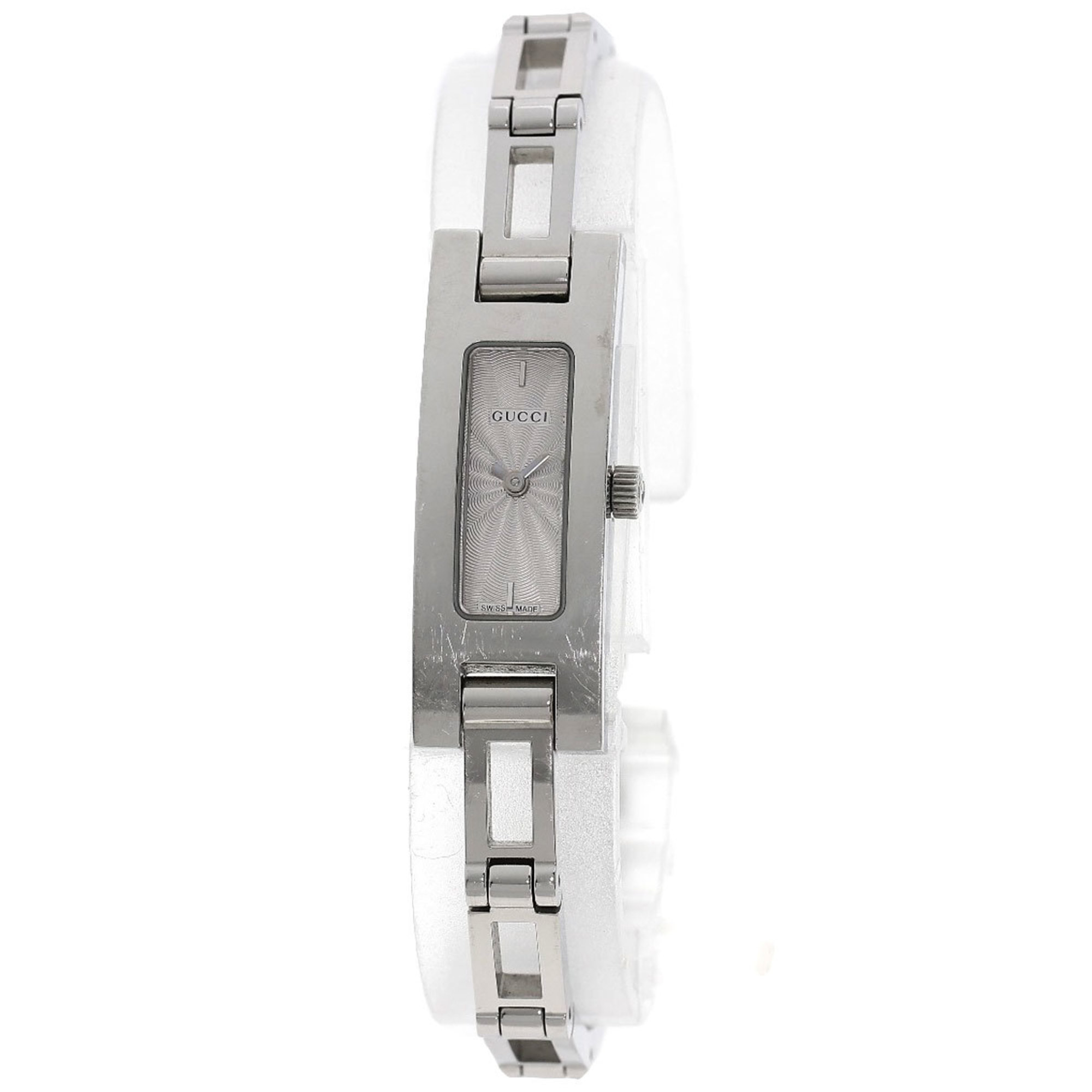Pre-Owned Gucci 3900L Square Face Watch Stainless Steel SS 