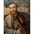 thumbnail image 2 of Jacek Malczewski 15x18 Gold Ornate Wood Frame and Double Matted Museum Art Print Titled - Portrait of Adam Łada-Cybulski (1911), 2 of 4