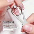 thumbnail image 5 of Professional Ring-Shaped Cat Eye Nail â 2-in-1 Double-Head Tool for Heart & French Designs â Strong Wand for Velvet & Wide Beam Gel Polish Effects, 5 of 7