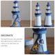 thumbnail image 4 of EeaseMX Faro decorativo de madera, minifaro náutico, decoración, 1 ud., 4 of 7