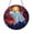 Acrylic 3.5 Inch, variant on Arctic Polar Bear Stained Glass Style Window Suncatcher Hanging Decor, Aurora Inspired Northern Sky Landscape Art Panel, Wildlife Nature Window Decoration for Cabin or Lodge Interior