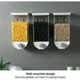 thumbnail image 3 of Grain Preserver, Controlled Food Dispensing Rice Dispenser with One-Way Circulation Preventing Insect Breeding, Transparent Freshness Keeper for Your Pantry, 3 of 8