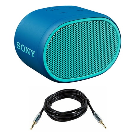 Sony XB01 Extra Bass Portable Bluetooth Speaker (Blue) with Accessory