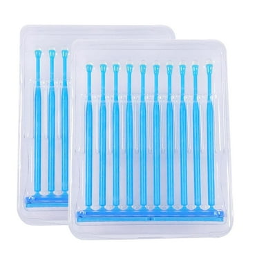 20PCS - Dental Sticky Sticks Adhesive Tip Applicators Blue Orthodontics Lab I9M9