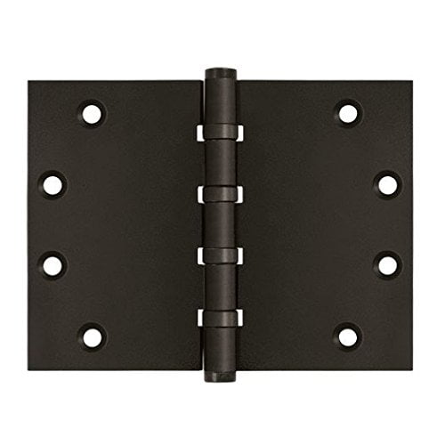 Deltana DSB4560BB10B Solid Brass 4 1//2-Inch x 6-Inch Square Corner Hinge