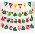 thumbnail image 2 of Decoración colgante para pancarta de festival navideño, letras coloridas, flores para tirar, suministros de decoración para fiestas de festivales navideños, 2 of 4