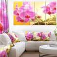 thumbnail image 1 of Fleurs d'Orchidée Violettes en Fleurs - Impression sur Toile Florale, 1 of 3