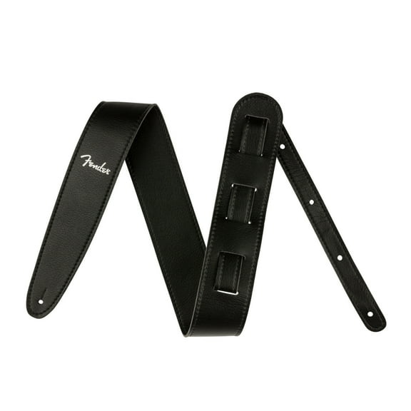Fender Vegan 2.5-Inch Leather Strap (Black)