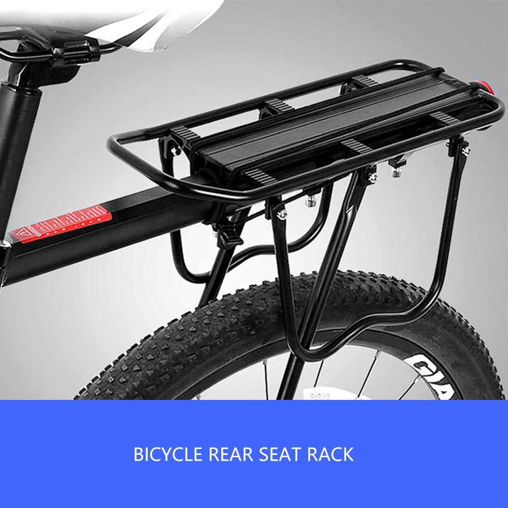 Outdoor Bicycle Rear Seat Rack Adjustable Luggage Carrier Bike Wheel Reflector
