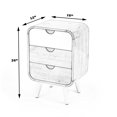 thumbnail image 4 of Butler Specialty Danville Beige Mango Wood  Modern End Table with Storage, 4 of 9