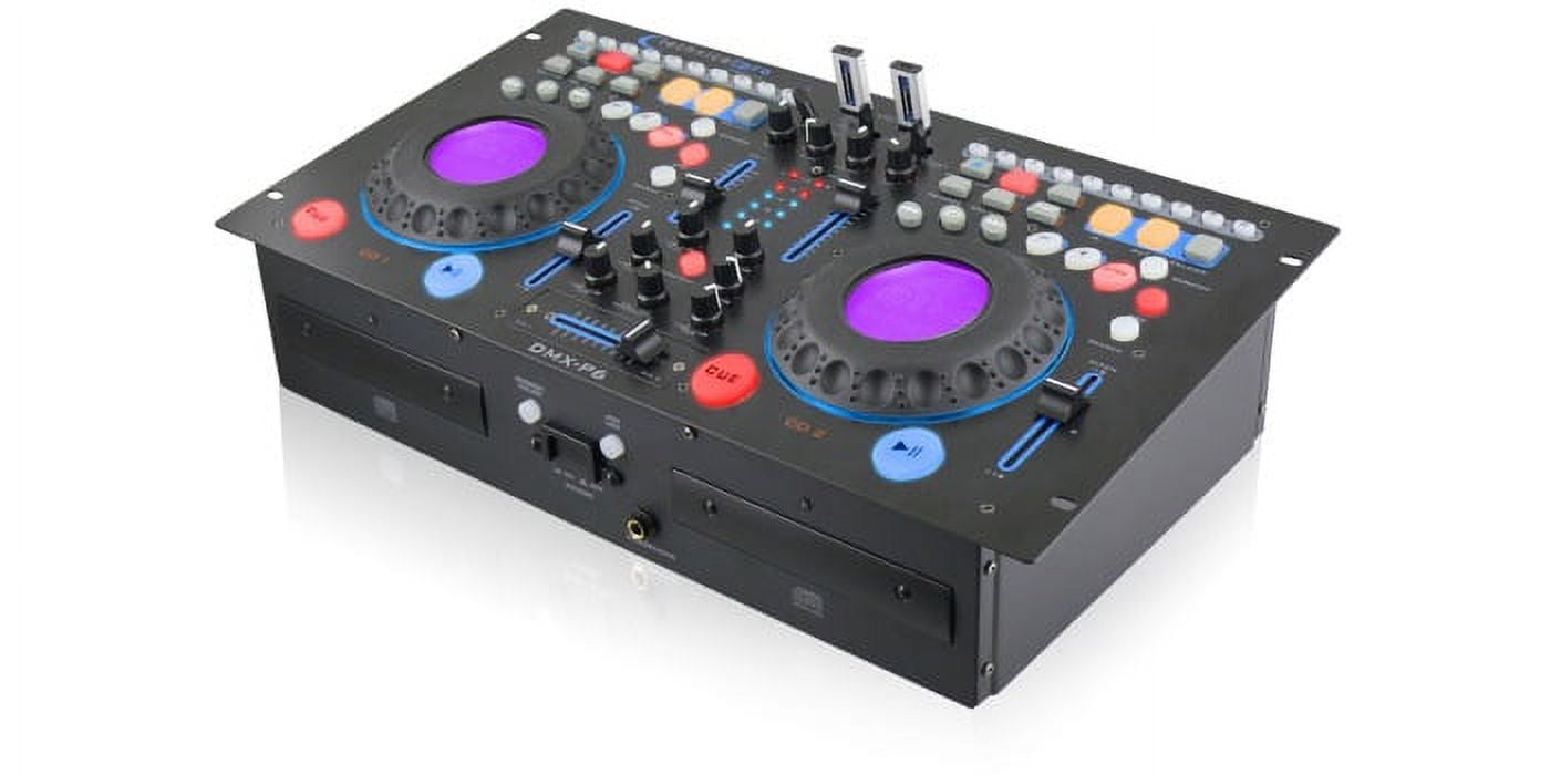 Recca デモCD セット Rackmountable Double Cd Mixer with USB, Scratch & BPM - Walmart.com