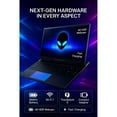 thumbnail image 4 of Dell Alienware 18 Area-51 Gaming Laptop, Intel Ultra 9 275HX (Up to 5.4GHz), NVIDIA GeForce RTX 5080, 18" QHD+ 300Hz 3ms 500Nits Display, 32 GB DDR5, 2 TB SSD, Wi-Fi 7, BT 5.4, Windows 11 Pro, 4 of 7