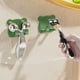 thumbnail image 5 of Estante para Afeitadora de Baño con Gancho para Enchufe - 2 Ganchos | Montaje Adhesivo Sin Taladro | Organizador de Plástico para Puerta, Bolsa para Sombreros | Negro, Beige, Gris y Verde, 5 of 6