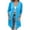 Blue, variant on Jackets for Women, Women's Button Down Cardigan Sweater V Neck Long Sleeve Patch Pockets