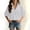 Light Ashy, variant on Endives Womens Shirt Stand Collar 3/4 Length Sleeve V Neck Spring Summer Outfits Casual Blouses Shirts Womens Tops 2026