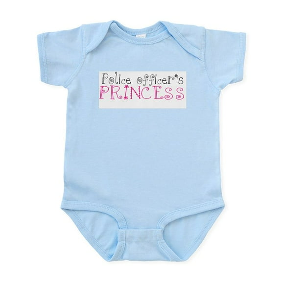CafePress - Police Officer's Princess Infant Bodysuit - Baby Light Bodysuit, Size Newborn - 24 Months