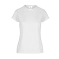 thumbnail image 1 of Playera Cuello Redondo para Dama, Color Blanco, Talla Mediana, 100% Poliéster., 1 of 3