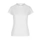 thumbnail image 1 of Playera Cuello Redondo para Dama, Color Blanco, Talla Chica, 100% Poliéster., 1 of 3