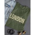 thumbnail image 3 of London England Pale Yellow T-Shirt Women -Image by Shutterstock, Female 5X-Large, 3 of 4